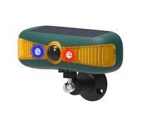 EONANT Alarma solar con sensor de movimiento para exteriores, 129 dB, sistema de alarma de doble altavoz, 13 tipos de sonido + fuerte parpadeo de luz, intruso rápido (1 unidad)