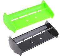EONANT Alerón trasero de plástico 1/10 RC compatible con escala 1:10 RC Off-Road Short Course Truck Buggy Racing Alerón trasero trasero (negro/verde)