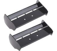 EONANT Alerón trasero de plástico RC 1/10, 2 unidades, compatible con escala 1:10, RC Off-Road Short Course, Buggy, Racing, alerón trasero (negro)