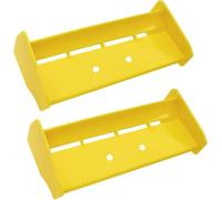 EONANT Alerón trasero de plástico RC 1/10, 2 unidades, compatible con escala 1:10, RC Off-Road Short Course, Buggy, Racing, alerón trasero (amarillo)