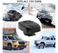 EONDEVO Calefactor para Coche 3 en 1, 12V Calefacción Rápida Descongelador del Parabrisas con Ajuste Universal de La Bola y Dos Modos para Desempañar Invierno Conducción Segura