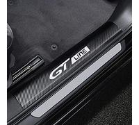 eonet 4 Piezas Protector de Umbral de Puerta de Coche para Peugeot GT Line Rifter 3008 5008, Fibra de Carbono Antiarañazos Antidesgaste Pegatinas Umbral de Puerta, Autopartes