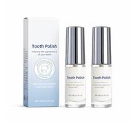 EONFAVE Miraloud Tooth Polish, 2 unidades de esmalte de dientes blanco, lápiz blanqueador dental, portátil y de larga duración