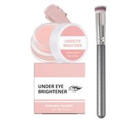EONFAVE Under Eye Brightener, corrector de ojeras, con pincel, corrector de color bajo los ojos, de larga duración