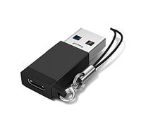 Eono Adaptador USB C a USB 3.1 Gen 2, Conversor Tipo C Hembra a USB Macho 10Gbps Transmisión de Datos y Carga Rápida Compatible con iPhone, iPad Air, Webcam, Hub, Powerbank, Negro