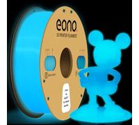Eono Blue Glow in the Dark PLA, filamento PLA azul de 1.75 mm que brilla en la oscuridad (+-0.03 mm), 1 kg de PLA azul fosforescente para impresoras 3D, 2.2 lb, filamento PLA azul que brilla en la