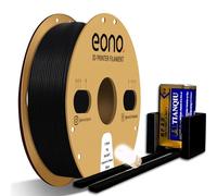 EONO Filamento PLA conductivo de 1,75 mm, 1 kg, para impresora 3D conductiva, para protección ESD, sensores y prototipos funcionales, compatible con impresoras FDM, color negro
