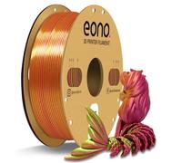 Eono - Filamento PLA de Seda Tricolor para Impresora 3D, Filamento PLA Coextrusión 1.75mm 1kg (2.2 lbs), Filamento PLA Multicolor para Impresora 3D, Seda de Oro/Verde/Rosa