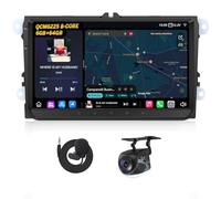 Eonon Android 13 para VW Golf Vi/V Polo Touran Passat T5 Seat Skoda Pantalla de 9 Pulgadas 6+64GB 4G CarPlay Android Auto GPS Sat Nav cámara de visión Trasera Wi-FI Bluetooth USB Autoradio VWX6S