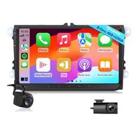 Eonon Radio de 9 Pulgadas para Volkswagen, Seat, Skoda, Polo, Golf V/Vi, Android 13 8+128GB 4G CarPlay Android Auto WiFi GPS Bluetooth DSP EQ MirrorLink Cámara de visión + Cámara para salpicadero