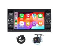 Eonon Radio para Coche para Ford Fiesta Focus Kuga Transit Connect Mondeo Smax Android 14 de 7 Pulgadas 3G+32G con Carplay Android Auto Bluetooth DSP con GPS FM RDS cámara de visión Trasera FDX7