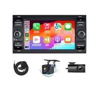 Eonon Radio para Coche para Ford Fiesta Focus Kuga Transit Connect Mondeo Smax Android 14 de 7 Pulgadas 3G+32G Carplay Android Auto Bluetooth DSP GPS cámara de visión Trasera+ Cámara para salpicadero