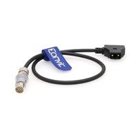 Eonvic 12pin Fischer hembra a Dtap V-Mount/Gold Mount Cable de alimentación de batería para cámara Phantom de alta velocidad VEO-S