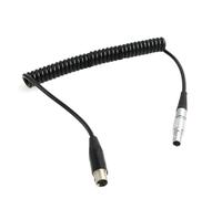 Eonvic 18 "Mini de 4 Pines XLR a 2 Pines a Cable en Espiral de alimentación TV Logic para Arri Alexa Cine cámara