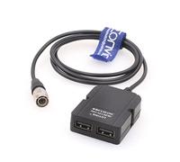 Eonvic 5V Hirose 4Pin Macho a Dual USB Tipo-A QC 3.0 Cable de Alimentación para Carga Rápida