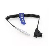 Eonvic 7Pin macho a Dtap Cable de alimentación Cam 7-Pin (5+2 Pin) a Dtap Cable de resorte en espiral para ARRI cforce RF cmotion/cPRO Camin Motor