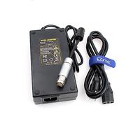 Eonvic Adaptador de fuente de alimentación de CA 15V 10A AC 100-240V Fischer 2Pin Cable adaptador de corriente para ARRI Alexa XT SXT, cámaras clásicas
