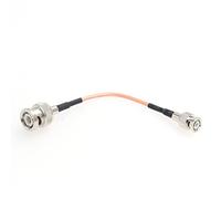 Eonvic BNC a BNC Mini Male Crimp RF coleta Cable RG316 15Cm