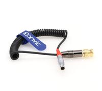 eonvic BNC código de tiempo de 5 pines cable en espiral para Arri Alexa cámara dispositivos de sonido