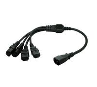 Eonvic - Cable de alimentación Divisor IEC 320 C14 Macho a 4XC13 Hembra Tipo Y (60 cm)