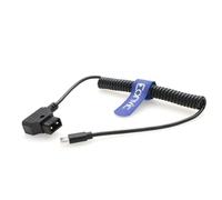 Eonvic Cable de alimentación DTAP a USB tipo C de 14.8 V para DJI Focus Pro SDR Transmission Nucleus Nano II Sistema de control de lente inalámbrico (cable en espiral)