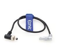 Eonvic Cable de alimentación giratorio de 2 pines a 2,1 mm de bloqueo de CC para monitor Atomos Z CAM E2 SmallHD