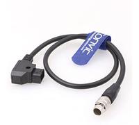 Eonvic Cable de alimentación para Fujinon Cabrio 19-90mm Zoom Lens Servomotor Hirose 20 Pin Macho a D-Tap Macho (20pin-dtap)