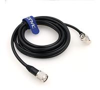 Eonvic Cable de antena GPS negro TNC a TNC 90 grados cable coaxial flexible RG223 para receptores GNSS/GPS (3 m)