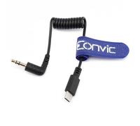 Eonvic Cable de audio de micrófono en ángulo recto de 3,5 mm para Rode Wireless GO 2/Pro a USB C para iPhone 15/15 Plus/15 Pro/15 Pro Max iPhone 16 Pro/Pro Max Galaxy S24/S23/S22 (RA 3.5mm-usbc)
