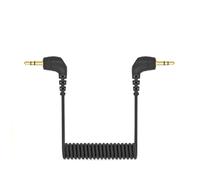 Eonvic Cable de audio TRS a TRS de 3,5 mm para cámara Nikon, para Rode Wireless GO Il VideoMicro GO PRO+, para micrófono DJI Boya Mammoth (negro)