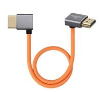 Eonvic Cable de silicona HDMI 2.1 8K de 48 Gbps, ultra alta velocidad, soporta 8K a 60Hz 4K a 120Hz para Sony CineAltaV2, para Z CAM E2-F8, para cámaras Canon EOS R5 C, para PS5 Pro/Xbox Orange de 3.3