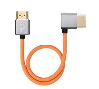 Eonvic Cable de silicona HDMI 2.1 8K de 48 Gbps, ultra alta velocidad, soporta 8K a 60Hz 4K a 120Hz para Sony CineAltaV2, para Z CAM E2-F8, para cámaras Canon EOS R5 C, para PS5 Pro/Xbox Orange de 3.3