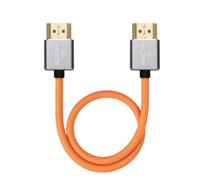 Eonvic Cable de silicona HDMI 2.1 8K de 48 Gbps, ultra alta velocidad, soporta 8K a 60Hz 4K a 120Hz para Sony CineAltaV2, para Z CAM E2-F8, para cámaras Canon EOS R5 C, para PS5 Pro/Xbox Orange 6.5