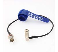 Eonvic Cable de vídeo coaxial HD SDI 75ohm RG174 BNC hembra a DIN 1.0/2.3 en ángulo recto para Blackmagic HyperDeck Shuttle