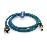 Eonvic Cable Ethernet industrial M12 de 8 pines macho X a RJ45 hembra de alta flexibilidad Cat6 Gigabit