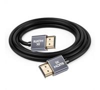 Eonvic Cable HDMI 2.1 de silicona 8K a 60Hz para cámara Sony A7S3 FX3 FX6 Canon C300 Cámara ATOMOS Ninja V Monitor PS5/Xbox Series, HDMI a HDMI Ultra HD Cable de 6 pies