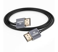 Eonvic Cable HDMI 2.1 de silicona 8K a 60Hz para cámara Sony A7S3 FX3 FX6 Canon C300 Cámara ATOMOS Ninja V Monitor PS5/Xbox Series, HDMI a HDMI Ultra HD Cable de 3 pies