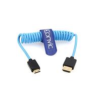 EONVIC Cable HDMI estándar 8K a Mini HDMI Blue Braid 18Gbps 2.1 High Speed 1080p HD cable para cámaras HDSLR, TV, PC, portátil, MacBook, monitor