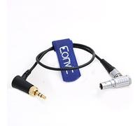 Eonvic Cable TRS de 3,5 mm de bloqueo de ángulo recto a cable de código de tiempo de ángulo recto de 5 pines para Arri Alexa LF/SXT/Mini LF/Mini