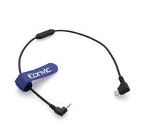 Eonvic Cable USB-C en ángulo recto a 2,5 mm LANC en ángulo recto para cámara DJI RS2 RS3 Sony FS5 FS7 FX6 FX9