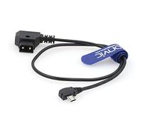 Eonvic D-tap a micro USB 90 grados ángulo recto cable de alimentación para Tilta Nucleus Nano Motor