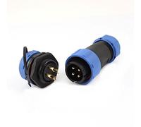 Eonvic Enchufe de aviación, SP21 IP68 de 4 pines, impermeable, conector de cable de aviación, enchufe y enchufe (1)