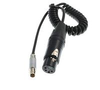 Eonvic Fisher RS - Cable de alimentación XLR de 3 pines macho a hembra de 4 pines para TILTA o ARRI Alexa