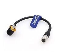 Eonvic Hirose Cable de extensión macho hembra de ángulo recto de 20 pines para Canon Servo Lens Control Cable de alimentación para Canon CN-E18-80 Servo Lens Controlador ZSG