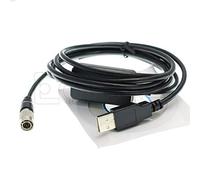 Eonvic Hirose - Cable de Transferencia de Datos de 6 Pines Macho a USB para Trimble S6 S8 M3 Sokkia Total Stations