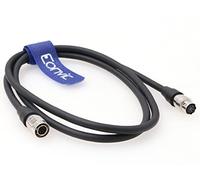 Eonvic Industria CCD CMOS Cámara Hirose HR10A-7R 6 pines macho a hembra blindado cable de E/S para cámara industrial (197 pulgadas/5 m)