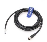 Eonvic Industrial M8 4 Pin A-Code hembra a conector abierto moldeado blindado aviación sensor cable impermeable IP67 Cat 5e alta flexibilidad cable 2M