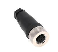 Eonvic M12 - Conector circular industrial impermeable IP67 de 12 mm con sensor de código A, conector de aviación