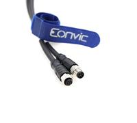 Eonvic M8 - Cable de sensor de aviación macho a hembra de 6 pines, cable eléctrico blindado impermeable para control de automatización industrial, red de bus de campo, 5 m