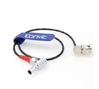 Eonvic Pin de ángulo recto 5 del cable 0B de BNC de los dispositivos BNC del código de tiempo de Lockit a BNC para ARRI Alexa